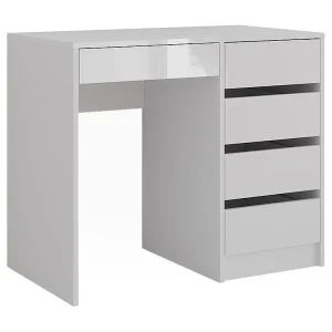 Kaptafel wit/wit hoogglans 89.8×50.1×76 sherry Kaptafel wit/wit hoogglans 89.8×50.1×76 sherry