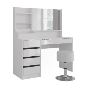Kaptafel wit/wit hoogglans 119.8×50.1×76 sherry Kaptafel wit/wit hoogglans 119.8×50.1×76 sherry