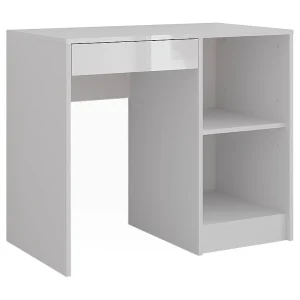Kaptafel wit/wit hoogglans 89.8×50.1×76 sherry Kaptafel wit/wit hoogglans 89.8×50.1×76 sherry