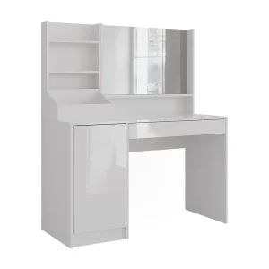 Kaptafel wit/wit hoogglans 119.8×50.1×76 sherry Kaptafel wit/wit hoogglans 119.8×50.1×76 sherry