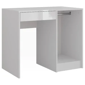 Kaptafel wit/wit hoogglans 89.8×50.1×76 sherry