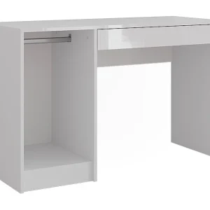 Kaptafel wit/wit hoogglans 119.8×50.1×76 sherry