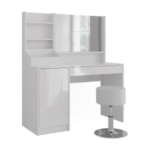 Kaptafel wit/wit hoogglans 119.8×50.1×76 sherry Kaptafel wit/wit hoogglans 119.8×50.1×76 sherry