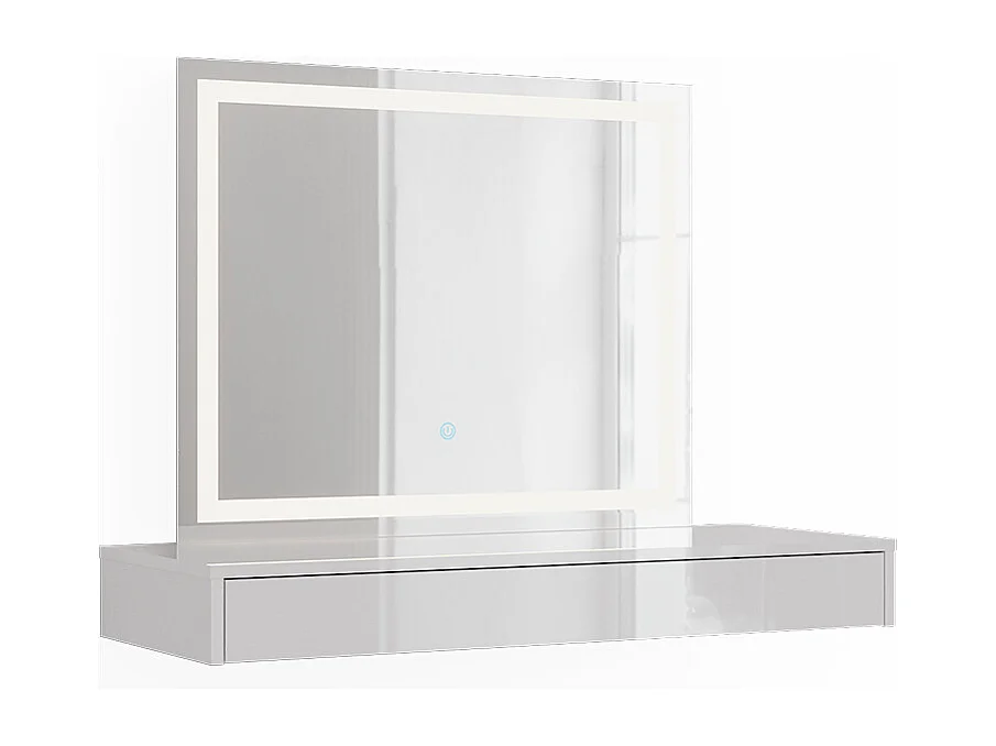 Kaptafel wit 100x40.1x12 sherry