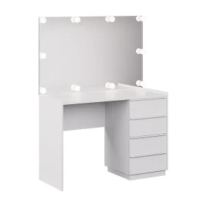 Kaptafel met licht wit 110x45x77.2 viktoria