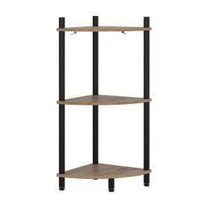 Hoekrek eik goud/antraciet 29x29x72 bivio Hoekrek eik goud/antraciet 29x29x72 bivio