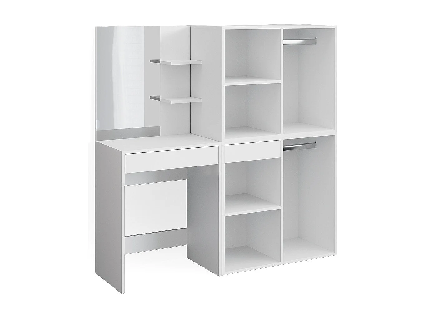 Kaptafel wit 60x40x140 isabelle