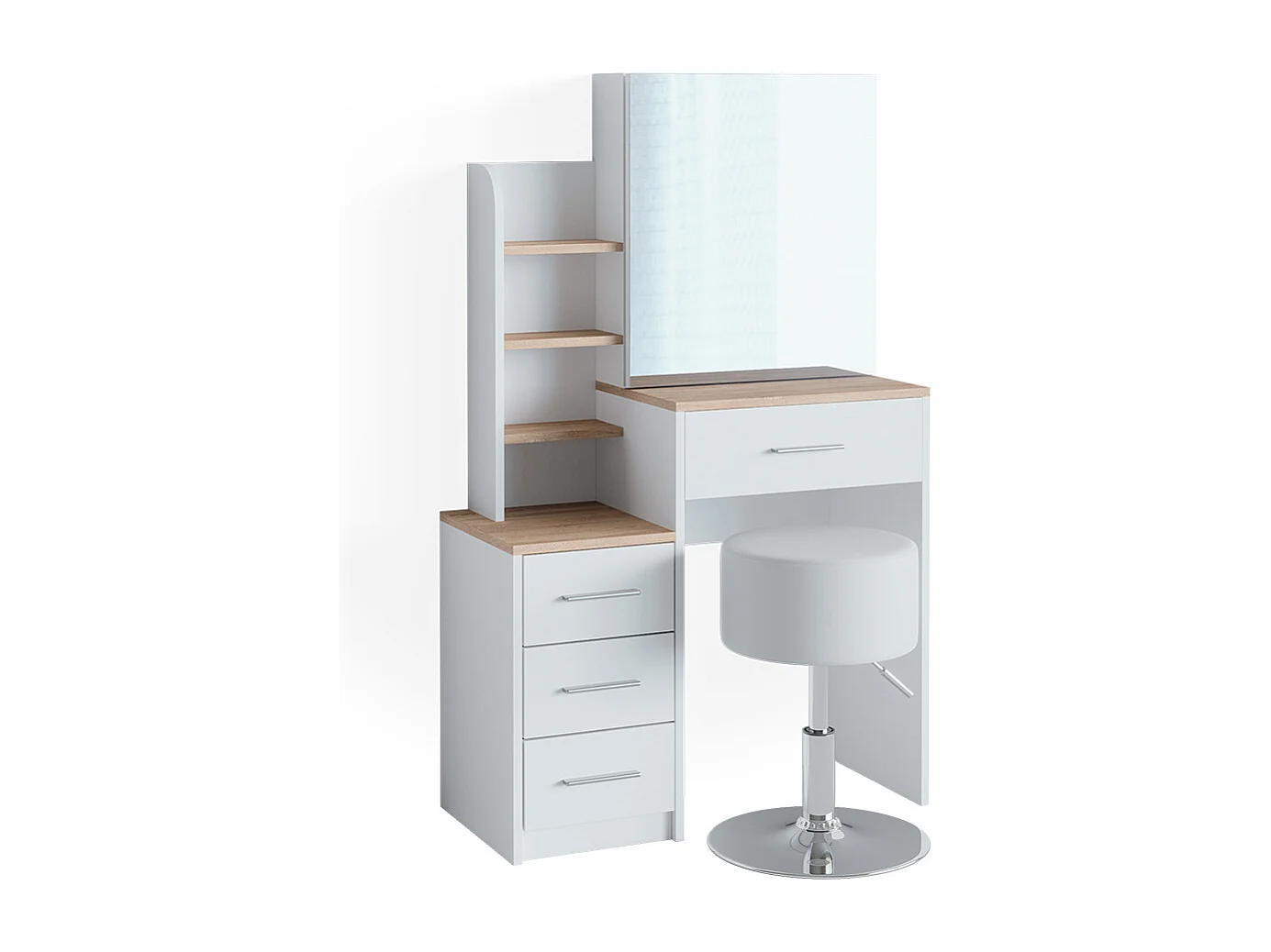 Kaptafel wit/sonoma 36x80x131.6 conrada