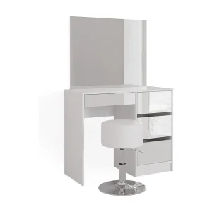 Kaptafel wit 90x40x75 sherry Kaptafel wit 90x40x75 sherry