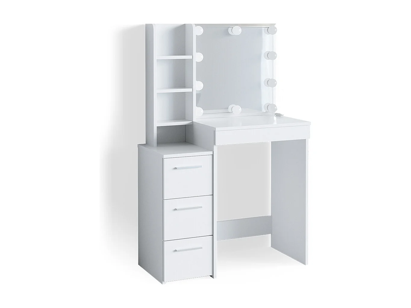 Kaptafel met licht wit 40x79.9x127.4 meryl