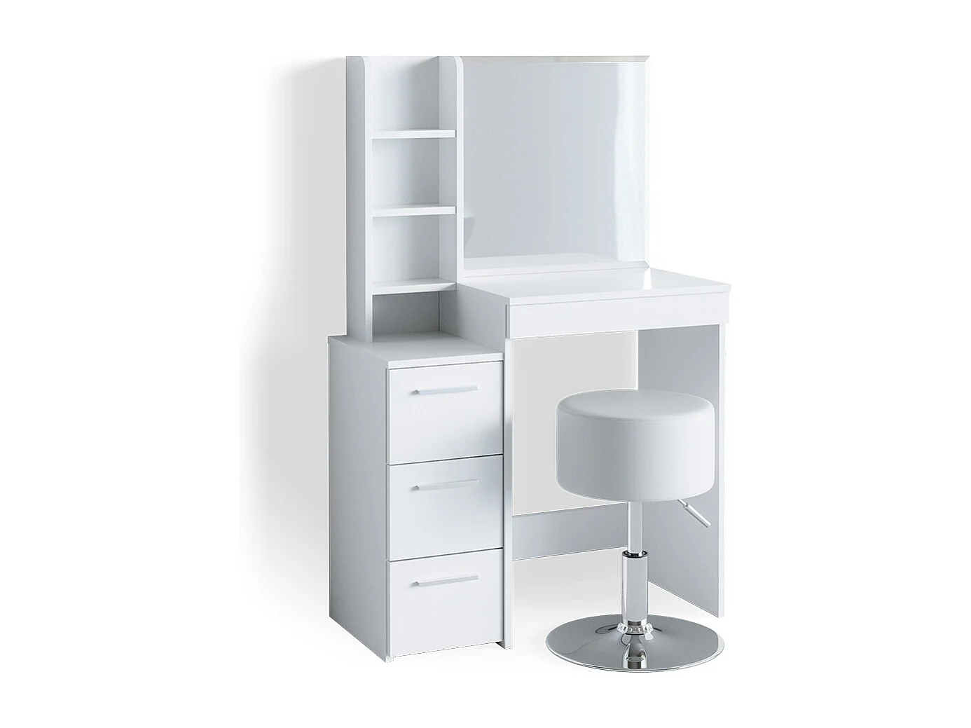 Kaptafel wit 40x79.9x127.4 meryl