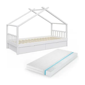 Huisbed wit 208x97x148 design