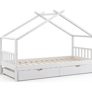 Huisbed wit 208x97x148 design