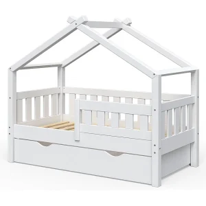 Huisbed wit 147.6x77x127.9 design Huisbed wit 147.6x77x127.9 design