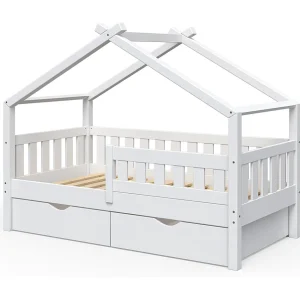 Huisbed wit 167.6×87.6×133.6 design Huisbed wit 167.6×87.6×133.6 design