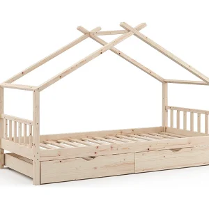 Huisbed natuurlijk hout 208x97x148 design Huisbed natuurlijk hout 208x97x148 design