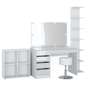 Kaptafel wit 55x120x75 sherry Kaptafel wit 55x120x75 sherry