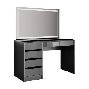 Kaptafel met licht antraciet 120x55x75 sherry
