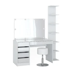 Kaptafel wit 55x120x75 sherry Kaptafel wit 55x120x75 sherry