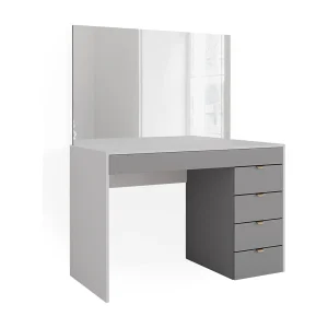 Kaptafel wit/grijs/grijs 115x55x76 elise