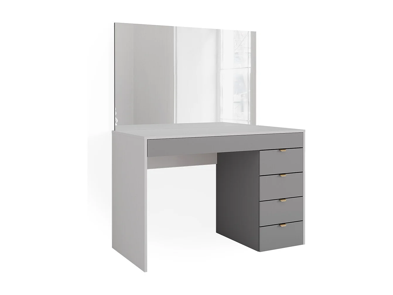 Kaptafel wit/grijs/grijs 115x55x76 elise