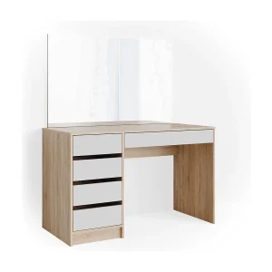 Kaptafel wit/sonoma 120x55x75 sherry