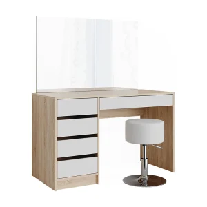 Kaptafel wit/sonoma 120x55x75 sherry