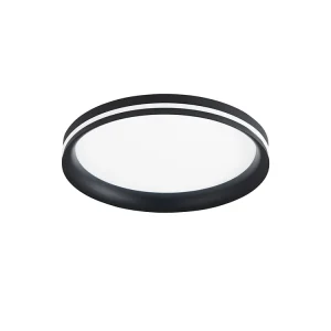 Isy – Fabas Luce Aluminium LED Plafondlamp – Geïntegreerde LED 52W IP20 Zwart Isy – Fabas Luce Aluminium LED Plafondlamp – Geïntegreerde LED 52W IP20 Zwart