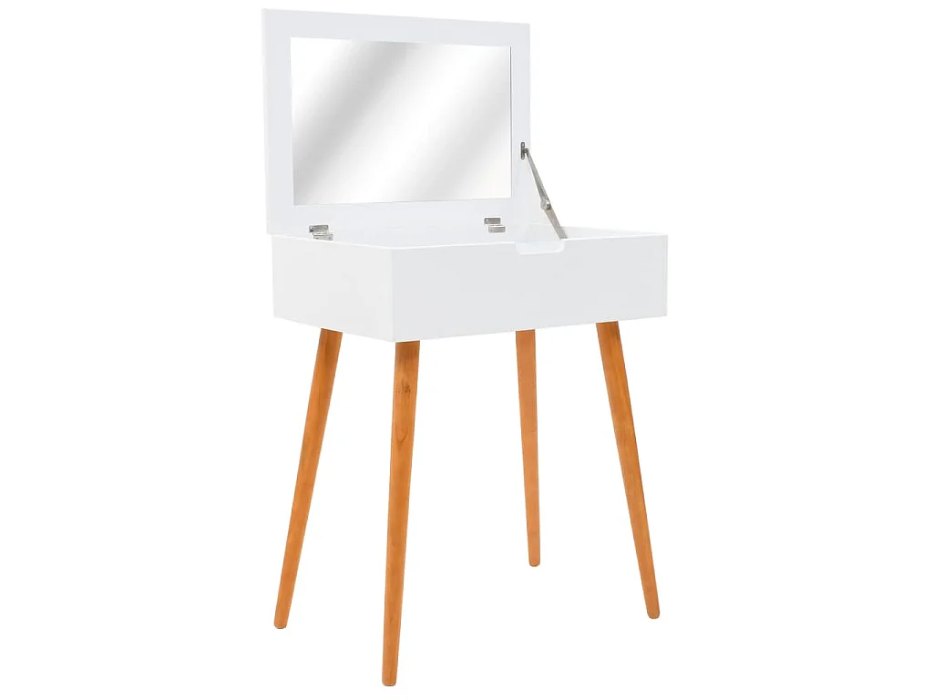 Kaptafel met spiegel 60x40x75 cm MDF