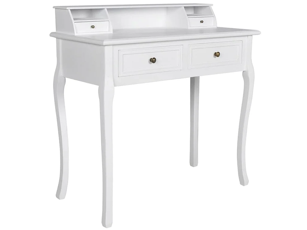 Kaptafel Femke met lades wit