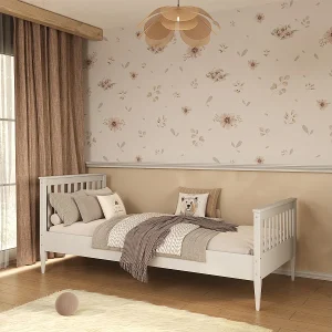 Ignas 90×200 bed inclusief lattenbodem Wit Ignas 90×200 bed inclusief lattenbodem Wit