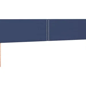 Hoofdborden 180x5x78/88 cm stof blauw Hoofdborden 180x5x78/88 cm stof blauw