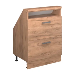Kast voor schuine wand krachtige eik goud 60x46x81.6 rion Kast voor schuine wand krachtige eik goud 60x46x81.6 rion