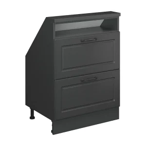 Kast voor schuine wand antraciet landhuis/antraciet 60x46x81.6 rion Kast voor schuine wand antraciet landhuis/antraciet 60x46x81.6 rion