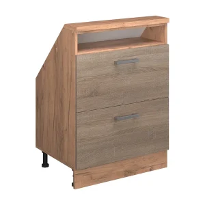 Kast voor schuine wand sonoma/goudkraft eik 60x46x81.6 rion Kast voor schuine wand sonoma/goudkraft eik 60x46x81.6 rion