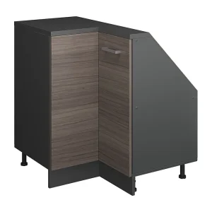 Hoekkeukenkast voor schuine wand edel grijs 75.6×75.6×81.6 r-line Hoekkeukenkast voor schuine wand edel grijs 75.6×75.6×81.6 r-line