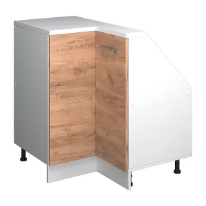Hoekkeukenkast voor schuine wand krachtige eik goud 75.6×75.6×81.6 r-line Hoekkeukenkast voor schuine wand krachtige eik goud 75.6×75.6×81.6 r-line