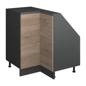 Hoekkeukenkast voor schuine wand sonoma 75.6×75.6×81.6 r-line Hoekkeukenkast voor schuine wand sonoma 75.6×75.6×81.6 r-line