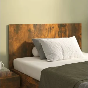 Hoofdbord | Hoofdeinde 120×1,5×80 cm bewerkt hout gerookt eikenkleurig Hoofdbord | Hoofdeinde 120×1,5×80 cm bewerkt hout gerookt eikenkleurig