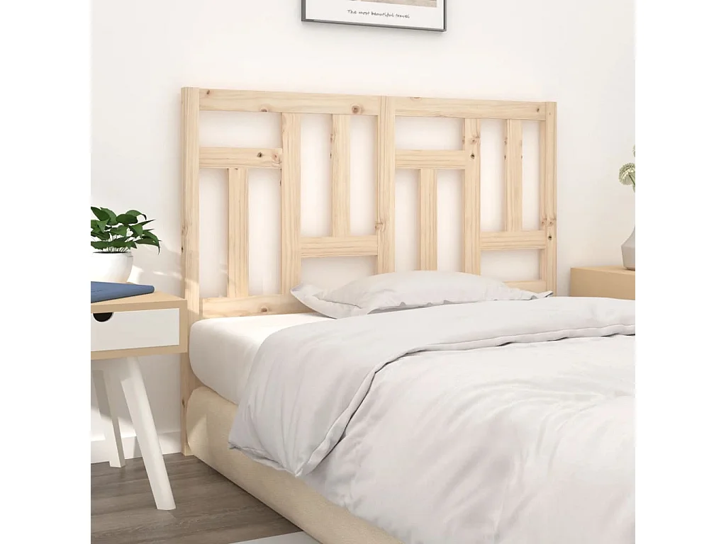 Hoofdbord | Hoofdeinde 140,5x4x100 cm massief grenenhout