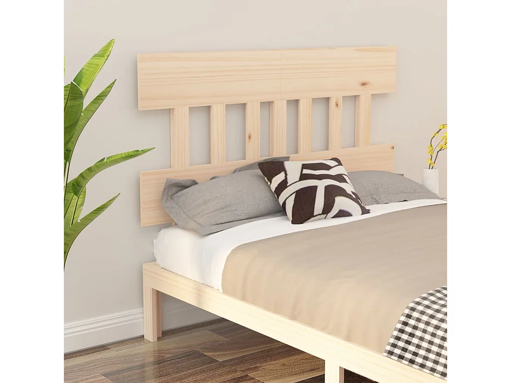 Hoofdbord | Hoofdeinde 143,5x3x81 cm massief grenenhout