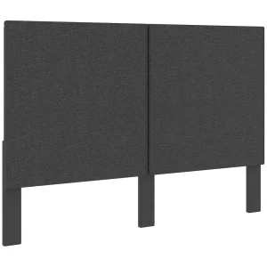 Hoofdbord | Hoofdeinde 180×200 cm stof donkergrijs Hoofdbord | Hoofdeinde 180×200 cm stof donkergrijs