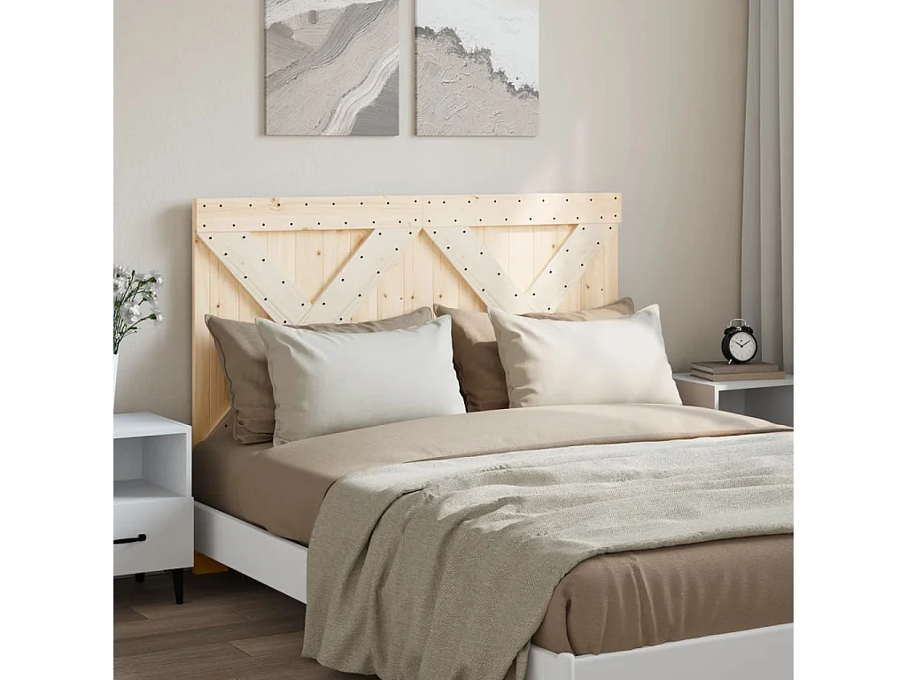 Hoofdbord | Hoofdeinde 140x104 cm massief grenenhout