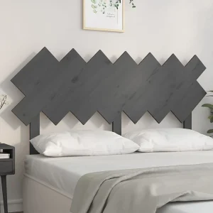Hoofdbord | Hoofdeinde 141x3x80,5 cm massief grenenhout grijs Hoofdbord | Hoofdeinde 141x3x80,5 cm massief grenenhout grijs