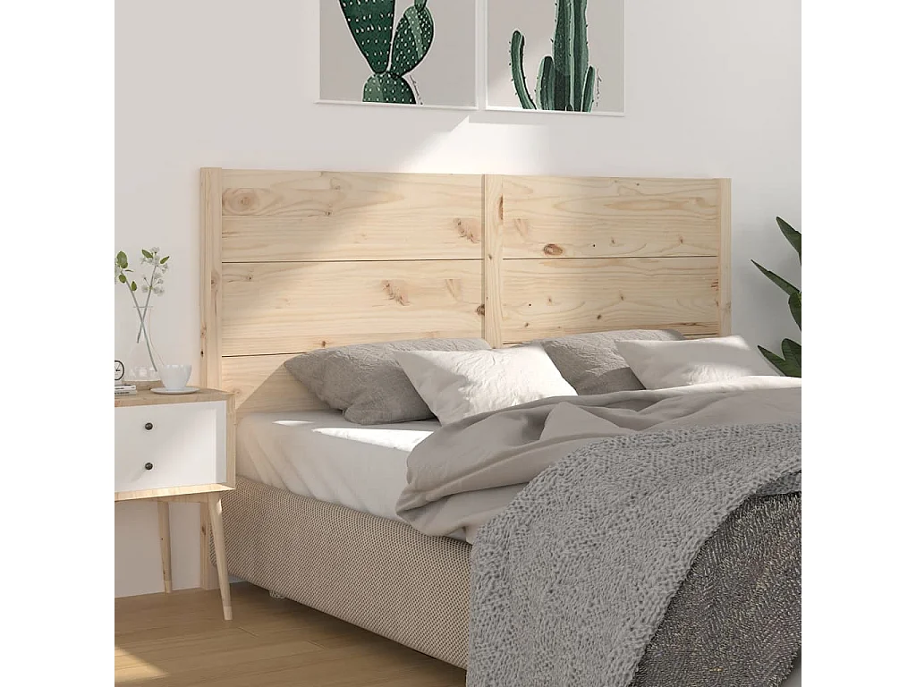 Hoofdbord | Hoofdeinde 206x4x100 cm massief grenenhout
