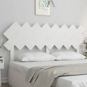 Hoofdbord | Hoofdeinde 159,5x3x80,5 cm massief grenenhout wit Hoofdbord | Hoofdeinde 159,5x3x80,5 cm massief grenenhout wit