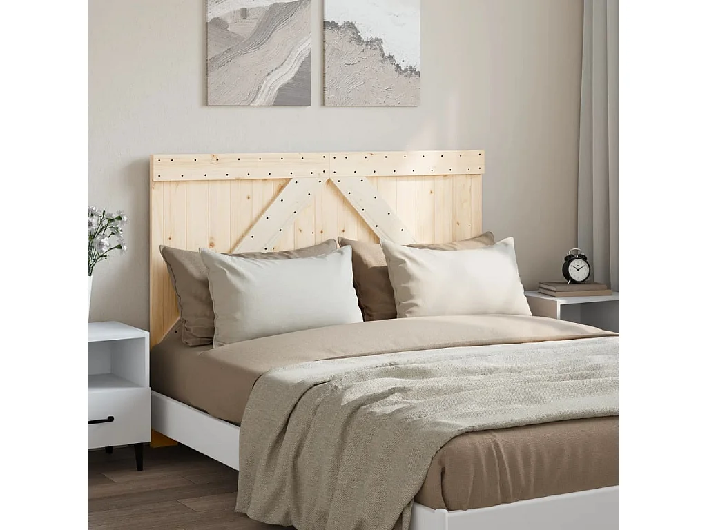 Hoofdbord | Hoofdeinde 140x104 cm massief grenenhout