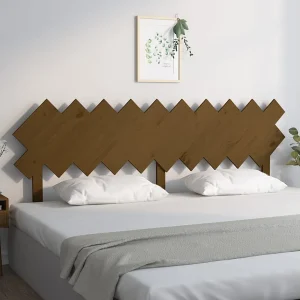 Hoofdbord | Hoofdeinde 196x3x80,5 cm massief grenenhout honingbruin Hoofdbord | Hoofdeinde 196x3x80,5 cm massief grenenhout honingbruin
