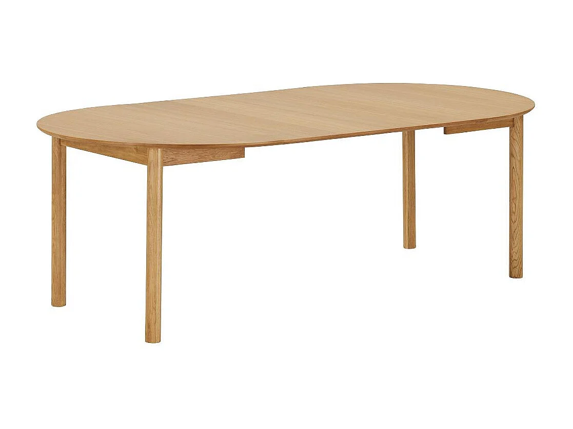 Jona eetkamertafel 120, 170, 220cm incl. 2 verlengbladen eikenfineer.