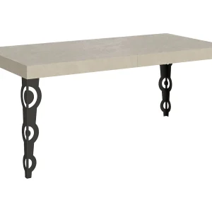 Karamay Premium Kasjmier Uitschuifbare Tafel 180/440×90 cm met Antraciet Poten Karamay Premium Kasjmier Uitschuifbare Tafel 180/440×90 cm met Antraciet Poten